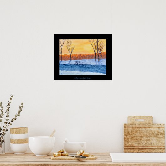 Impression de l'art de la neige fondue (Cuisine)