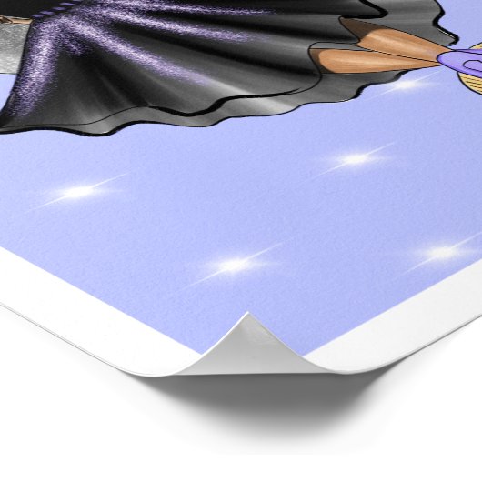 Impression de l'art de la sorcière violette (Coin)