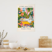 Impression de l'art du léopard des neiges Matisse (Cuisine)