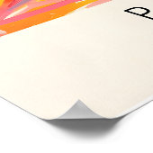 Impression de l'art du tigre de style Matisse Rose (Coin)