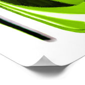 Impression de l'art vert citron et papillon (Coin)