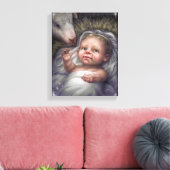 Impression de l'enfant dans la zone de travail Man (Insitu(Salon))