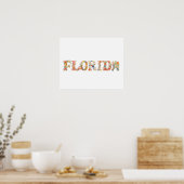 Impression de l'état des polices florales (FLORIDA (Cuisine)