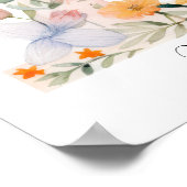 Impression de lettre initiale florale de fleur sau (Coin)