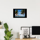Impression de l'horizon de Miami (Bureau à domicile)