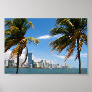 Impression de l'horizon de Miami