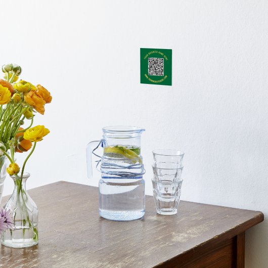 Impression de l'huile de texte QR Code Scan Info - (Couchage (Cuisine))