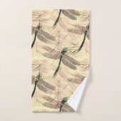 Impression de libellules vintages (Serviette à main)