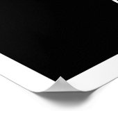 Impression de lignes abstraites noir et blanc - Co (Coin)