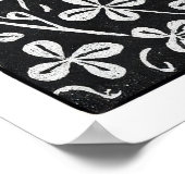 Impression de linogravure grande de bottes de foin (Coin)