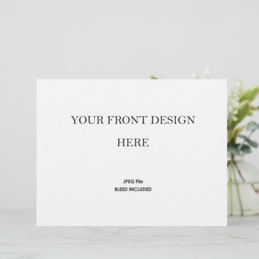 Impression de livret de programme de mariage 5,5x8 (Debout devant)