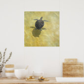 Impression de l'ombre de la tortue marine (Cuisine)