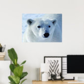 Impression de l'ours polaire (Bureau à domicile)