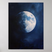 Impression de Lune Affiche de Lune Peinture de Cie (Devant)