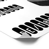 Impression de machine noire Steno personnalisée (Coin)