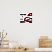 Impression de machine rouge tenso personnalisée (Cuisine)