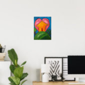 Impression de maison heureuse (Bureau à domicile)
