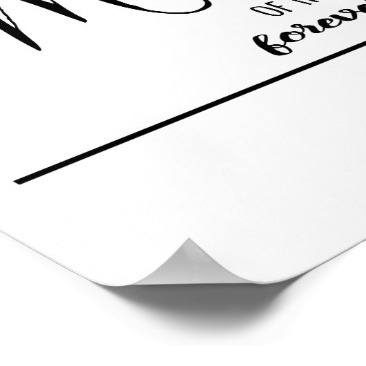 Impression de mariage de calligraphie moderne  En  (Coin)