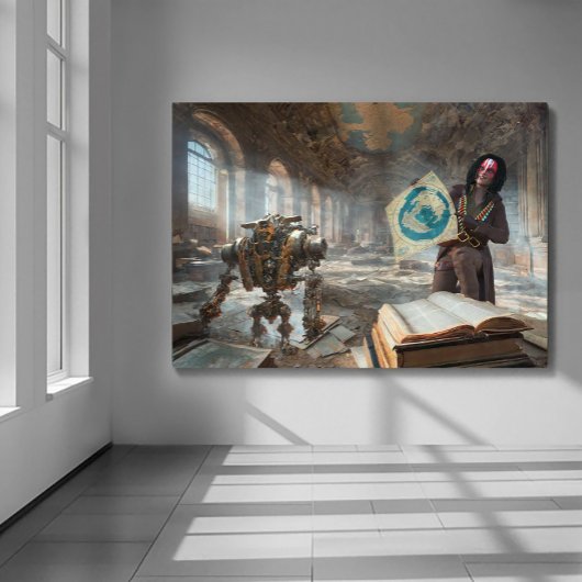 Impression de Matte - Cartographe de mondes perdus