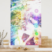 Impression de méditation, papier d'affiche de vale (Cuisine)