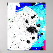 Impression de mes peintures abstraites originales. (Devant)