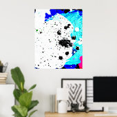 Impression de mes peintures abstraites originales. (Bureau à domicile)