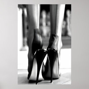 Impression de mode à talons hauts, Photographie fé