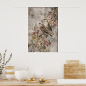 Impression de moineaux de fleurs anciennes, moinea (Cuisine)