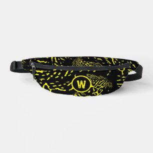 Impression de monogramme d'animal sauvage tigre no