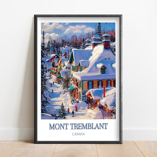 Impression de Mont Tremblant - Affiche des Monts L