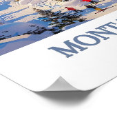 Impression de Mont Tremblant - Affiche des Monts L (Coin)