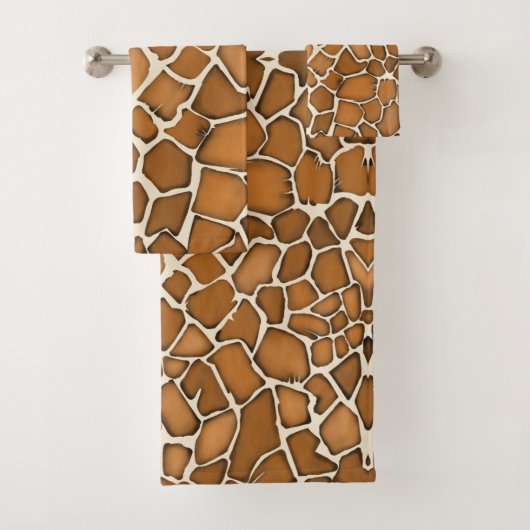 Impression de motif à motifs de fourrure de girafe (En situation)
