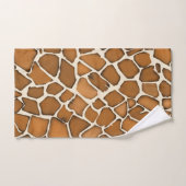 Impression de motif à motifs de fourrure de girafe (Serviette à main)
