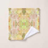 Impression de motif de designer aquarelle au citro (Gant de toilette)