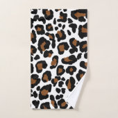 Impression de motif de fourrure de gros chat léopa (Serviette à main)