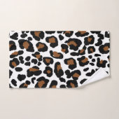 Impression de motif de fourrure de gros chat léopa (Serviette à main)