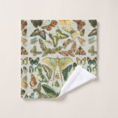 Impression de motif de papillon de nuit vintage (Gant de toilette)