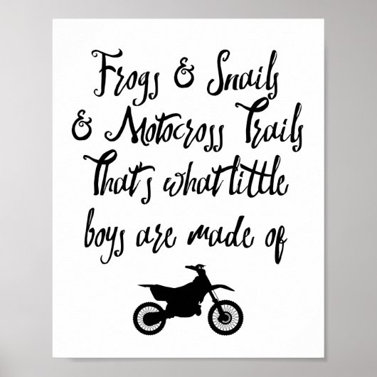 Impression de moto cross pour bébé ou tout-petit (Devant)