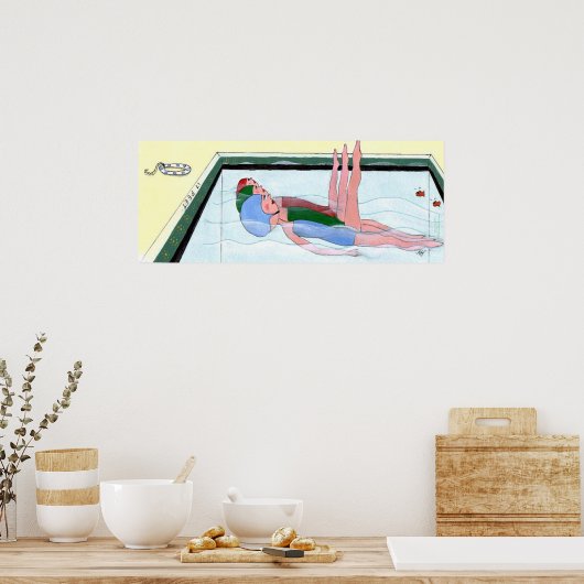 Impression de natation synchronisée (Cuisine)