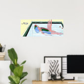 Impression de natation synchronisée (Bureau à domicile)