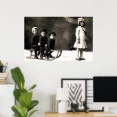 Impression de Noël des années 1920 (Bureau à domicile)