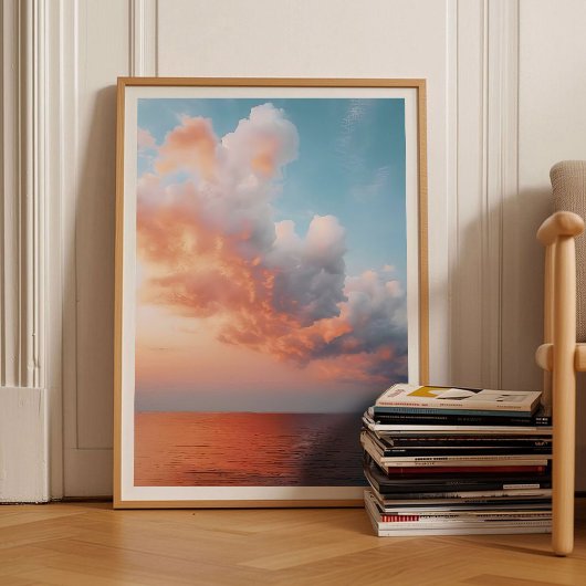 Impression de nuage Affiche de nuage Impression de