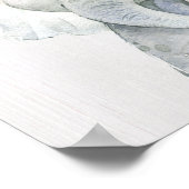 Impression de nurserie éléphant bébé aquarelle (Coin)