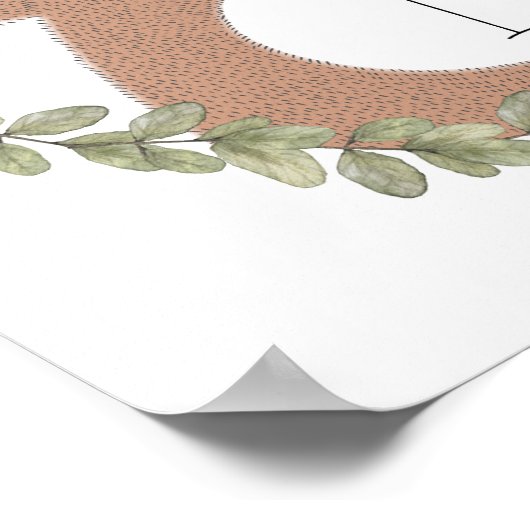 Impression de nurserie ours (Coin)