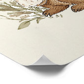Impression de nurserie ours, impression de nurseri (Coin)