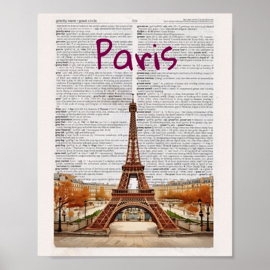 Impression de page du dictionnaire Paris (Devant)