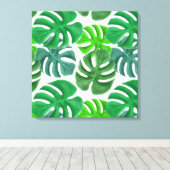 Impression de Palme Art-Tropical en toile (Insitu (Plancher de Bois))