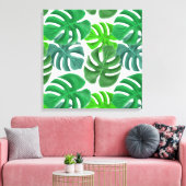 Impression de Palme Art-Tropical en toile (Insitu(Salon))