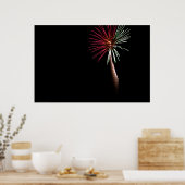 Impression de palme rouge et verte (Cuisine)