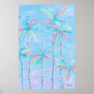 Impression de palmier Palms in Color - Just Dahl